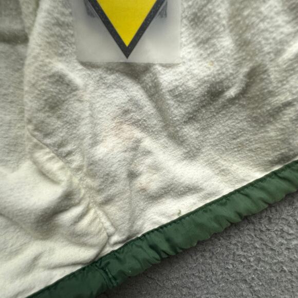 Vintage 70s Sears Snap Button Nylon Lined Coach Jacket Mens XL Tall Green Lined - Picture 8 of 12